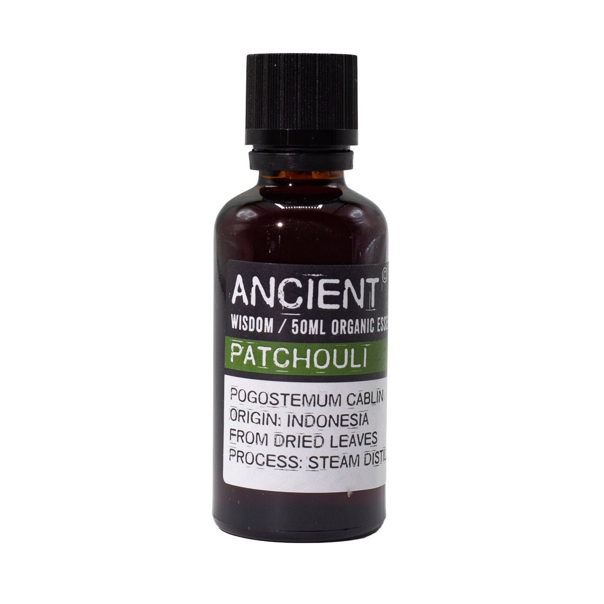 Óleo Essencial Biológico de Patchouli 100% Puro – 50 ml | Ancient Wisdom