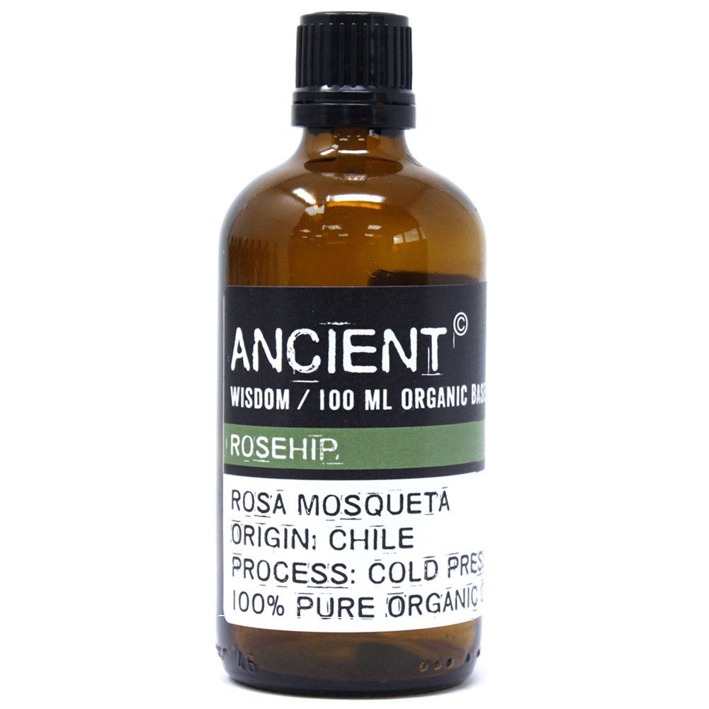 Óleo Base Biológico de Rosa-Mosqueta 100% Puro – 100 ml | Ancient Wisdom