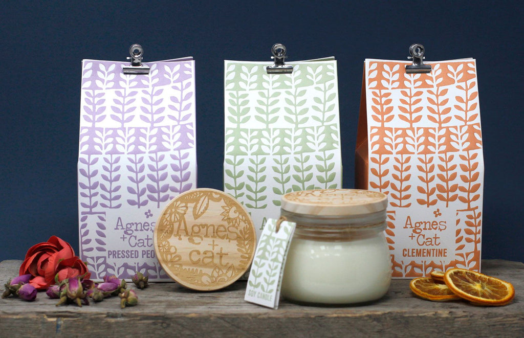Vela de Soja em Frasco Kilner Pequeno – Flor do Japão (Japanese Bloom) – 180 ml | Agnes + Cat