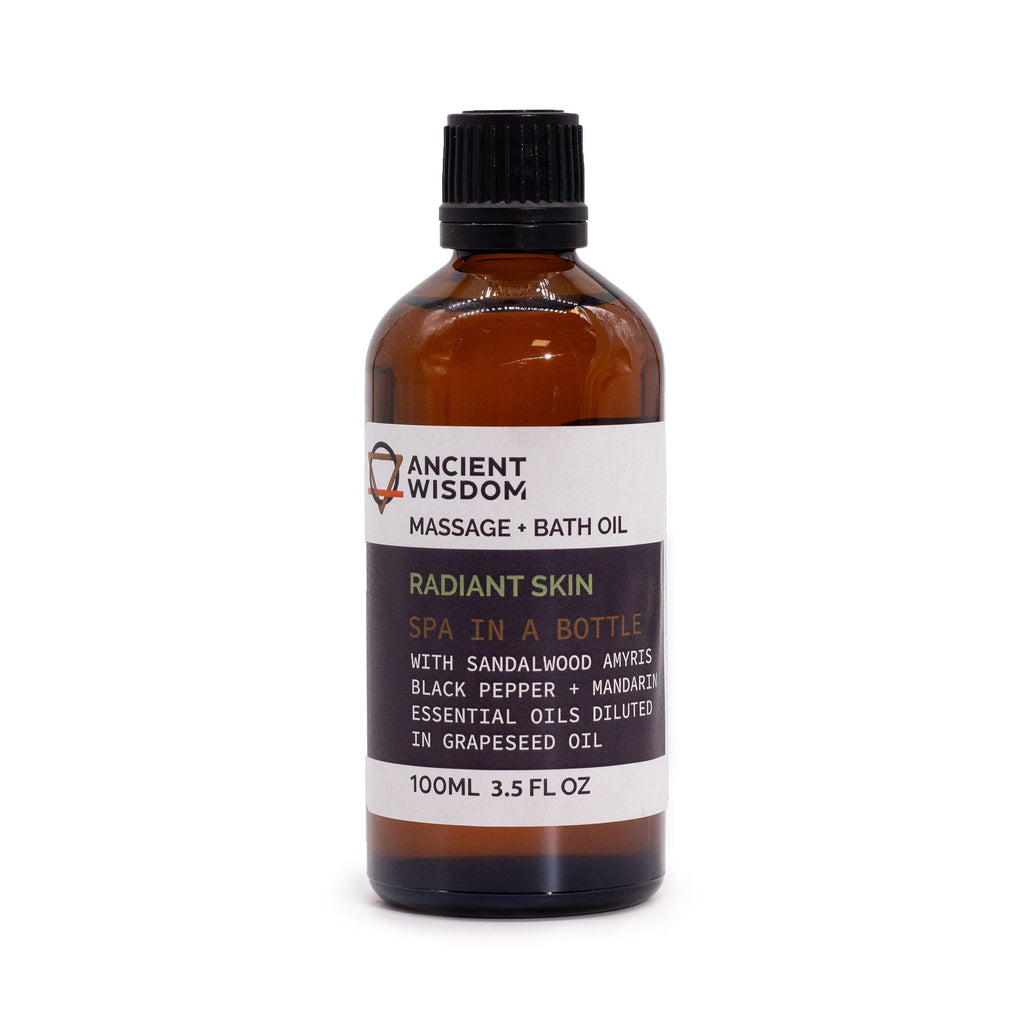 ANCIENT WISDOM - Óleo de Massagem Sandalwood Glow - 100 ml