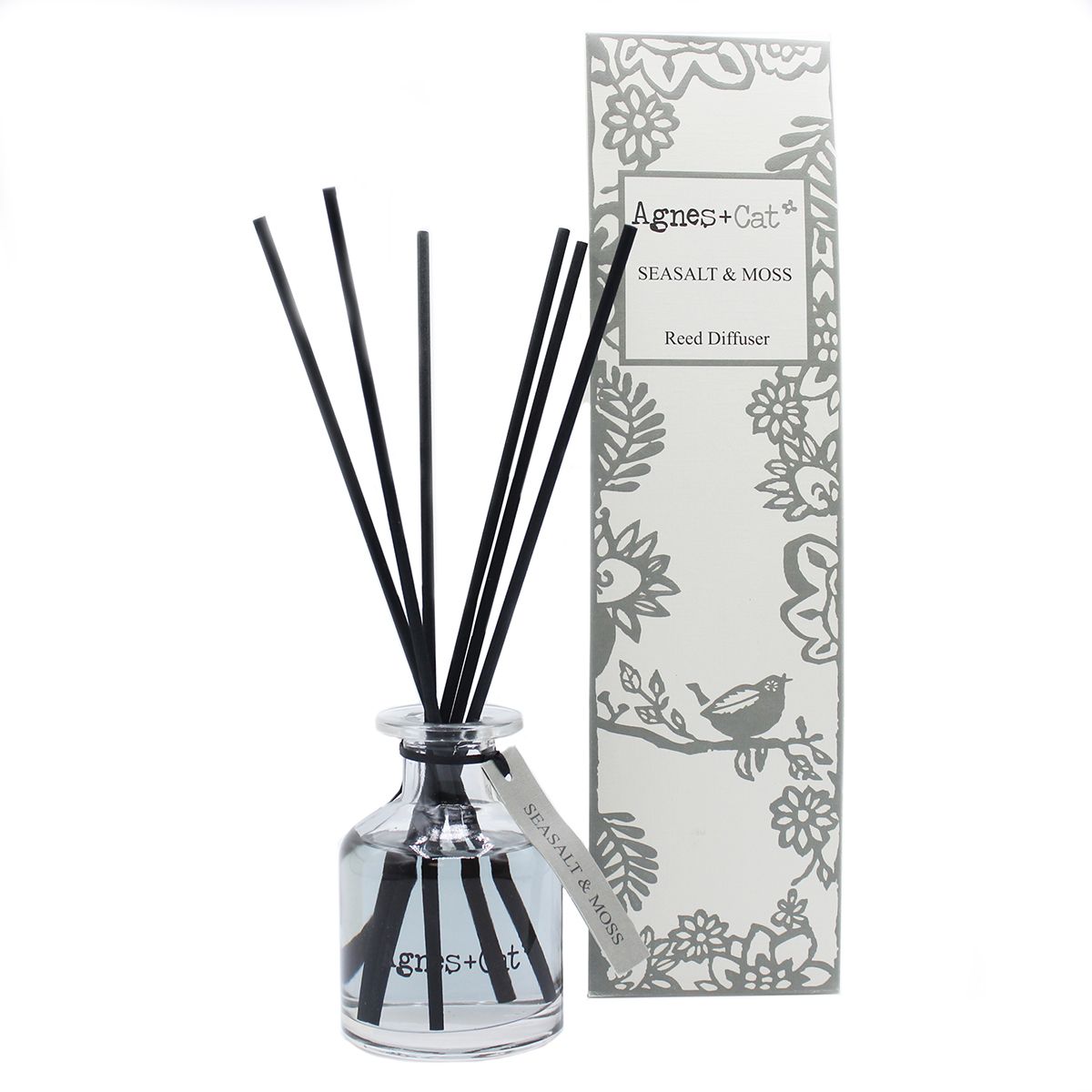 Difusor de Varetas Sal Marinho e Musgo – 140 ml | Agnes + Cat