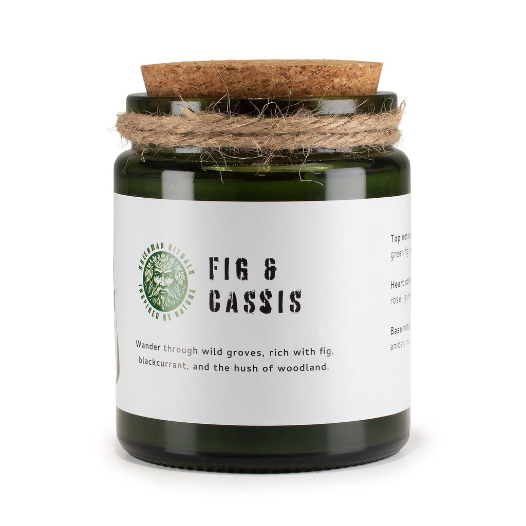 GREENMAN RITUALS - Vela de Soja com Pavio de Madeira Crushed Fig & Cassis