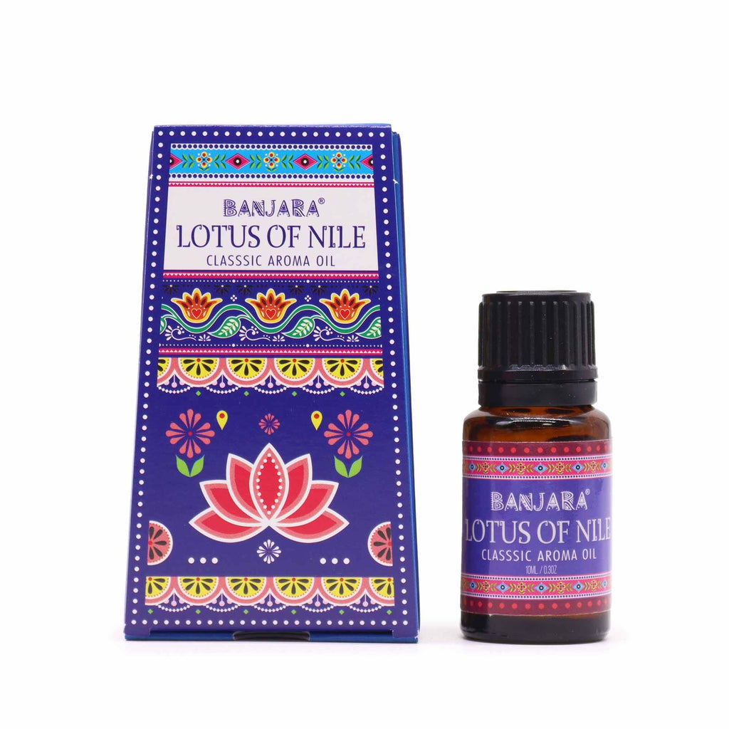 Óleo de Fragrância Indiano Banjara Lótus do Nilo – 10 ml | Ancient Wisdom