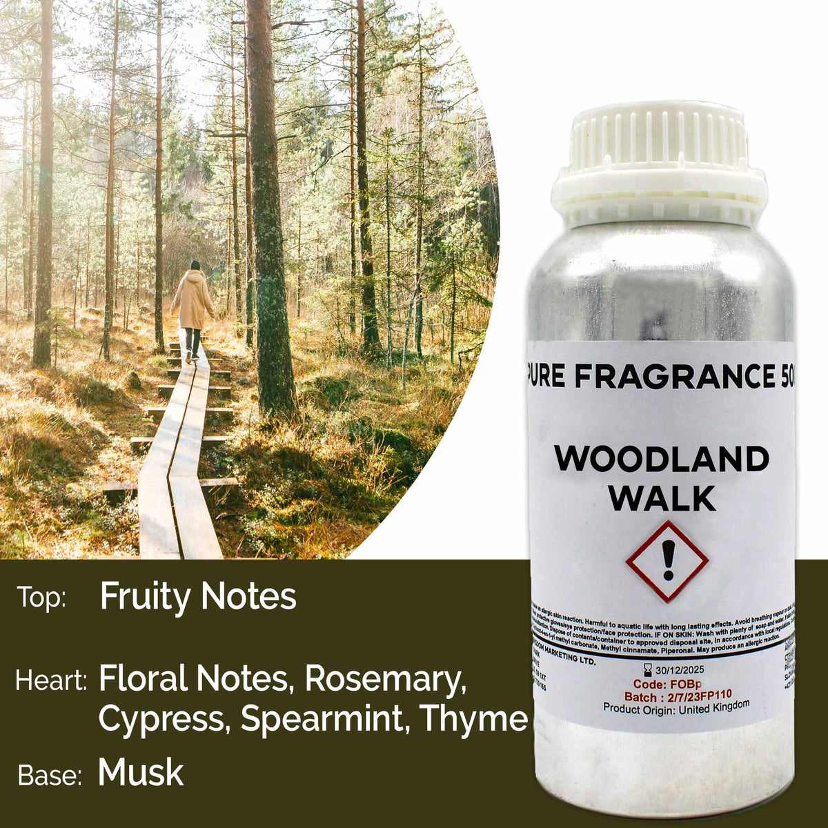 Óleo de Fragrância Puro Passeio no Bosque – 500 ml | Ancient Wisdom
