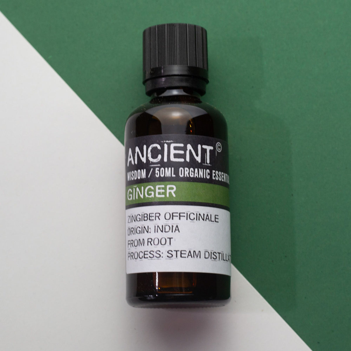 Óleo Essencial Biológico de Gengibre 100% Puro – 50 ml | Ancient Wisdom