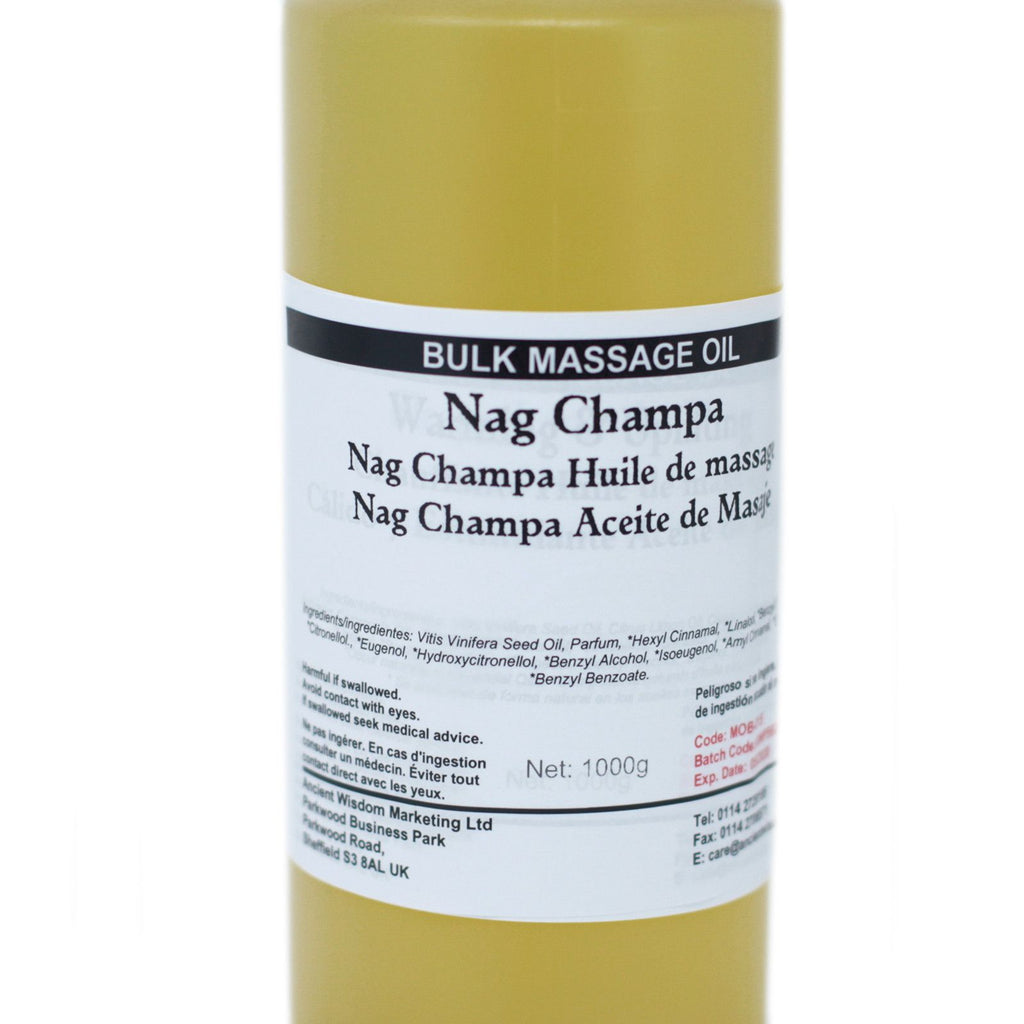 Óleo de Massagem Nag Champa – 1 kg | Ancient Wisdom