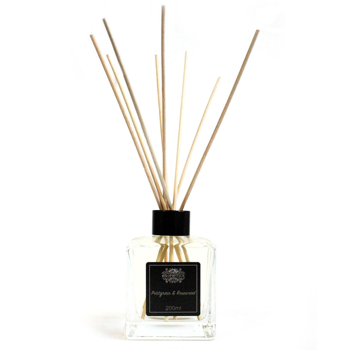 Difusor de Varetas com Óleos Essenciais Petitgrain e Pau-Rosa – 200 ml | Ancient Wisdom