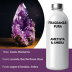 Óleo de Fragrância Puro Cristal de Ametista e Âmbar – 500 ml | Ancient Wisdom