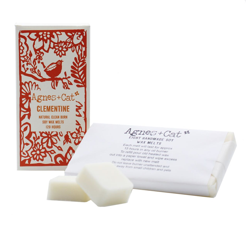 Caixa de 8 Ceras Perfumadas de Soja – Clementina | Agnes + Cat