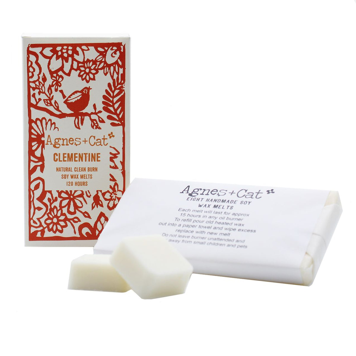 Caixa de 8 Ceras Perfumadas de Soja – Clementina | Agnes + Cat