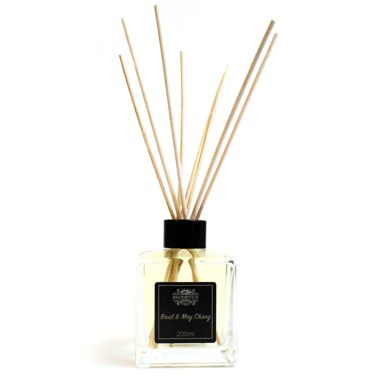 Difusor de Varetas com Óleos Essenciais Manjericão e May Chang – 200 ml | Ancient Wisdom