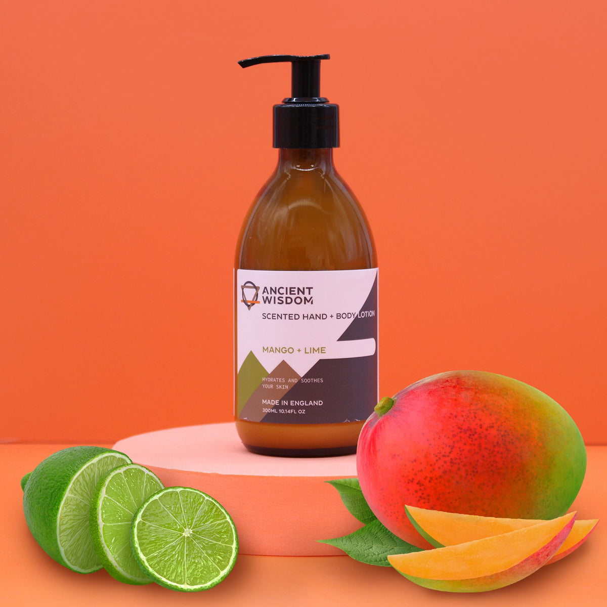 Loção de Mãos e Corpo Manga e Lima – 300 ml | Ancient Wisdom