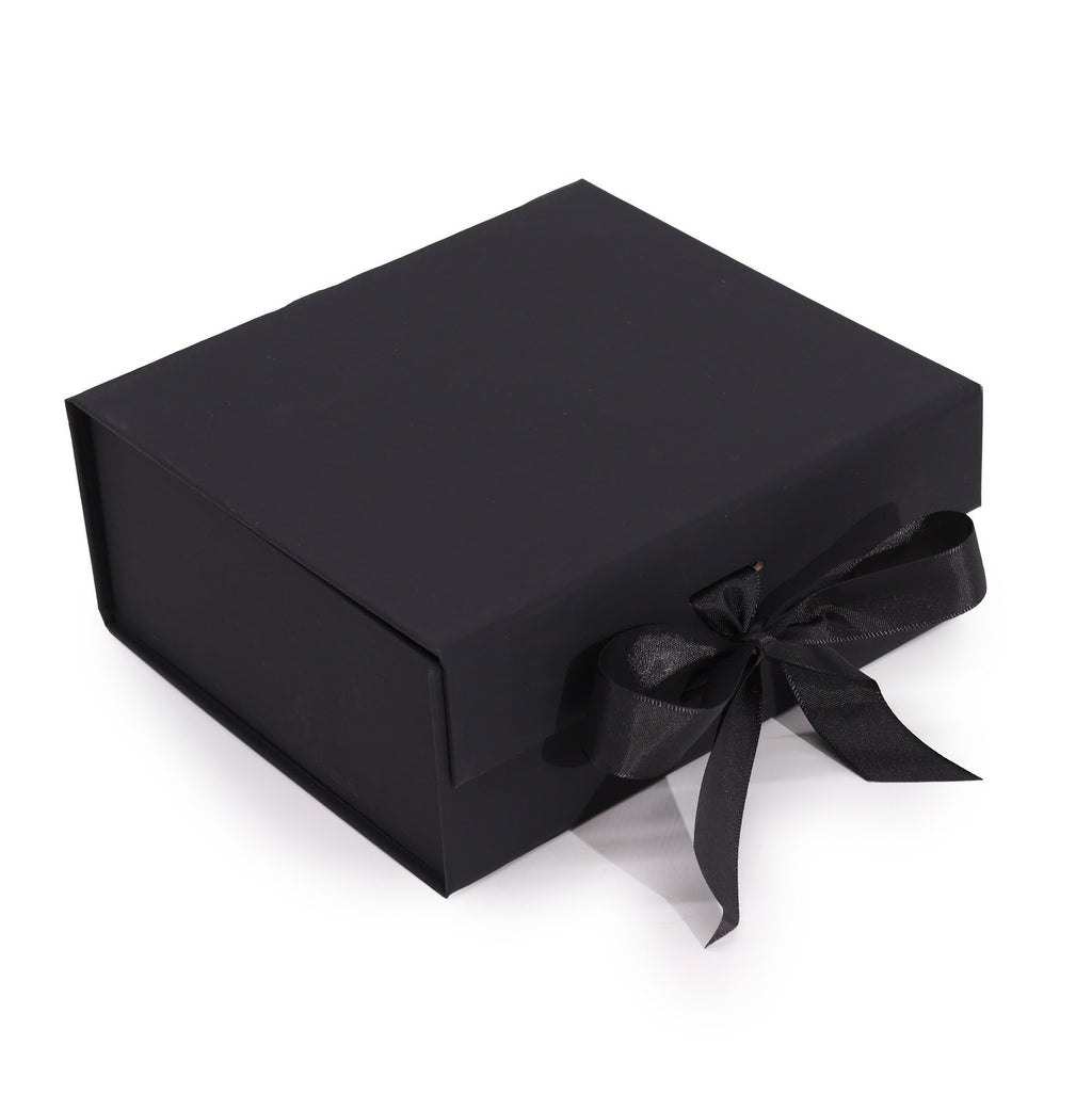 Caixa de Oferta Desmontável Quadrada Média – 20 × 18,2 × 8 cm – Preto | Ancient Wisdom