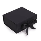 Caixa de Oferta Desmontável Quadrada Média – 20 × 18,2 × 8 cm – Preto | Ancient Wisdom