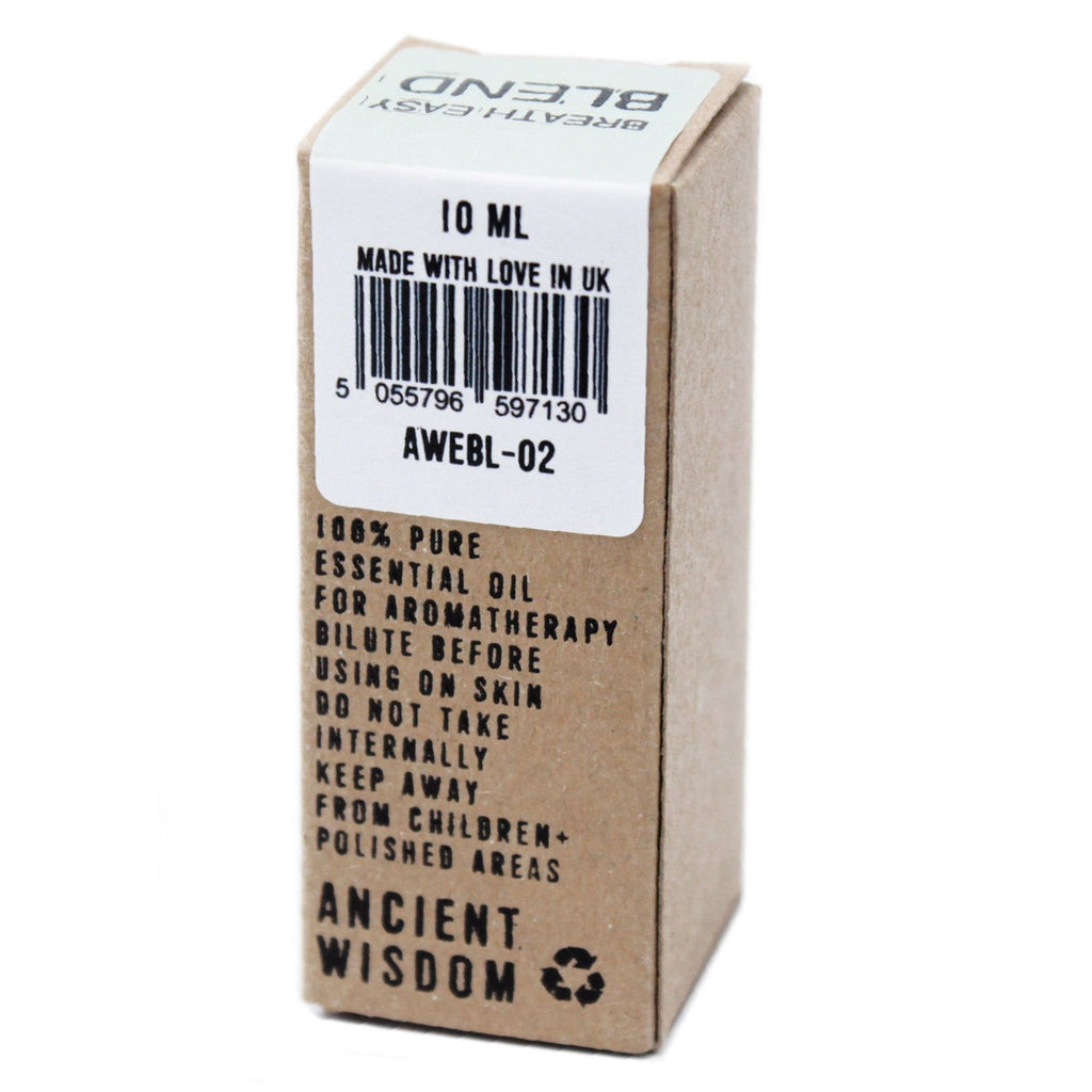 Mistura de Óleos Essenciais Breath Easy em Caixa – 10 ml | Ancient Wisdom