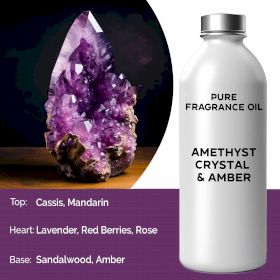 Óleo de Fragrância Puro Cristal de Ametista e Âmbar – 500 ml | Ancient Wisdom