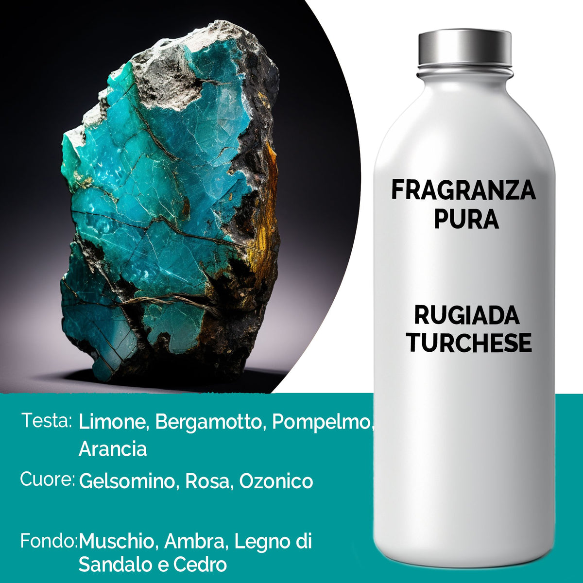 Óleo de Fragrância Puro Orvalho de Turquesa – 500 ml | Ancient Wisdom