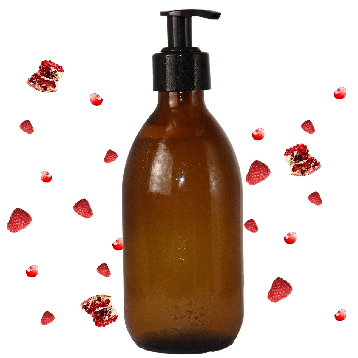 Loção de Mãos e Corpo Framboesa e Romã – 300 ml sem Rótulo | Ancient Wisdom