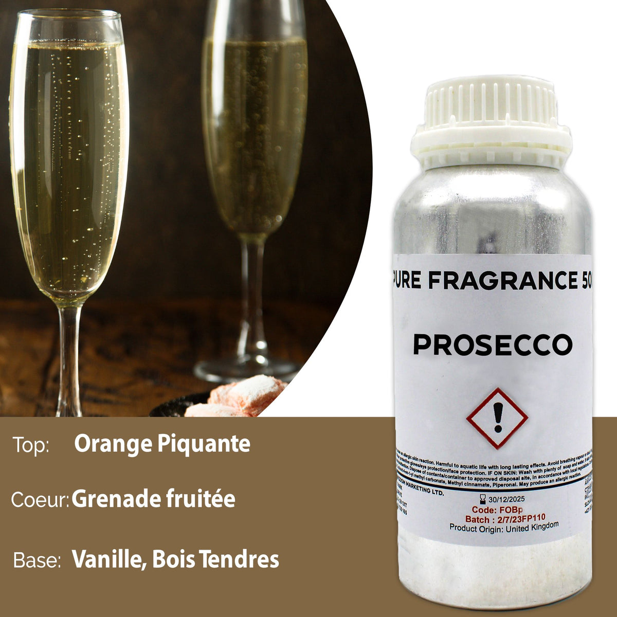 Óleo de Fragrância Puro Prosecco – 500 ml | Ancient Wisdom