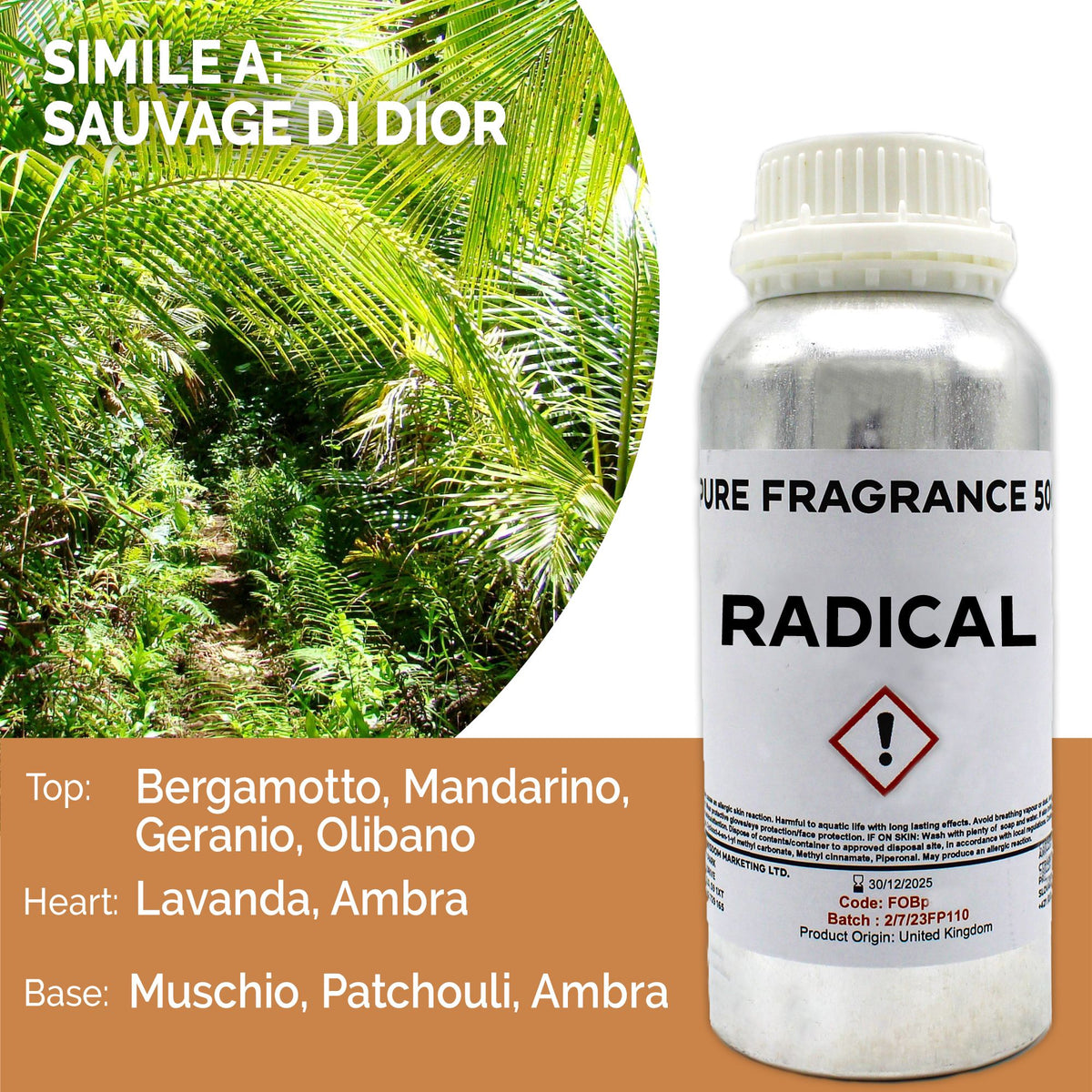 Óleo de Fragrância Puro Radical – 500 ml | Ancient Wisdom