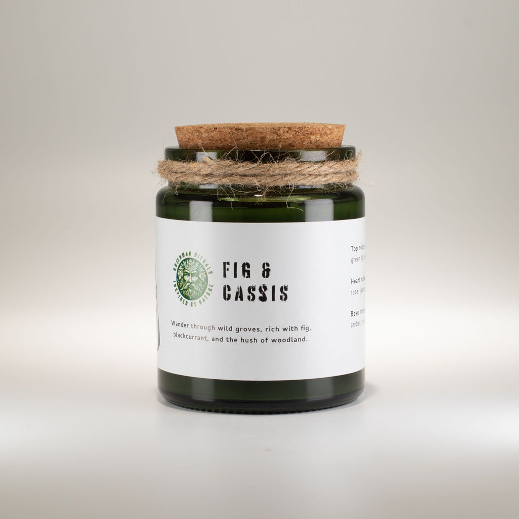 GREENMAN RITUALS - Vela de Soja com Pavio de Madeira Crushed Fig & Cassis