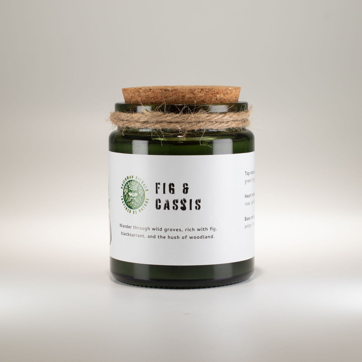 GREENMAN RITUALS - Vela de Soja com Pavio de Madeira Crushed Fig & Cassis