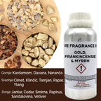 Óleo de Fragrância Puro Ouro, Olíbano e Mirra – 500 ml | Ancient Wisdom