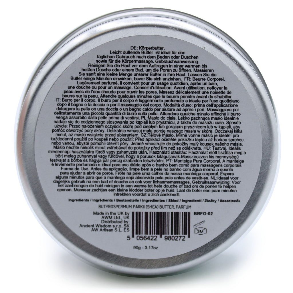 Manteiga Corporal de Karité Perfumada – Manga, 90 g | Ancient Wisdom