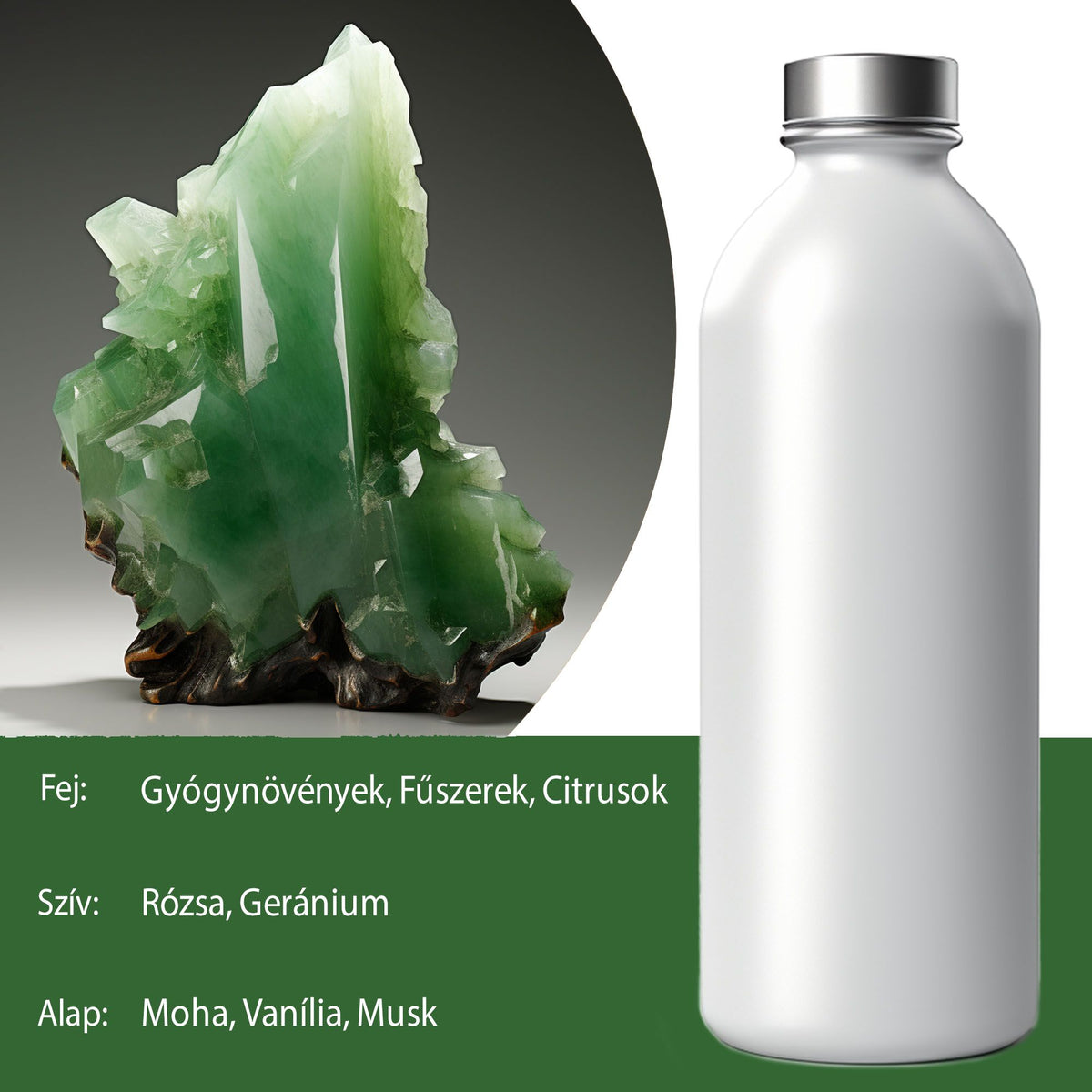 Óleo de Fragrância Puro Jade Fresco e Musgo de Carvalho – 500 ml | Ancient Wisdom