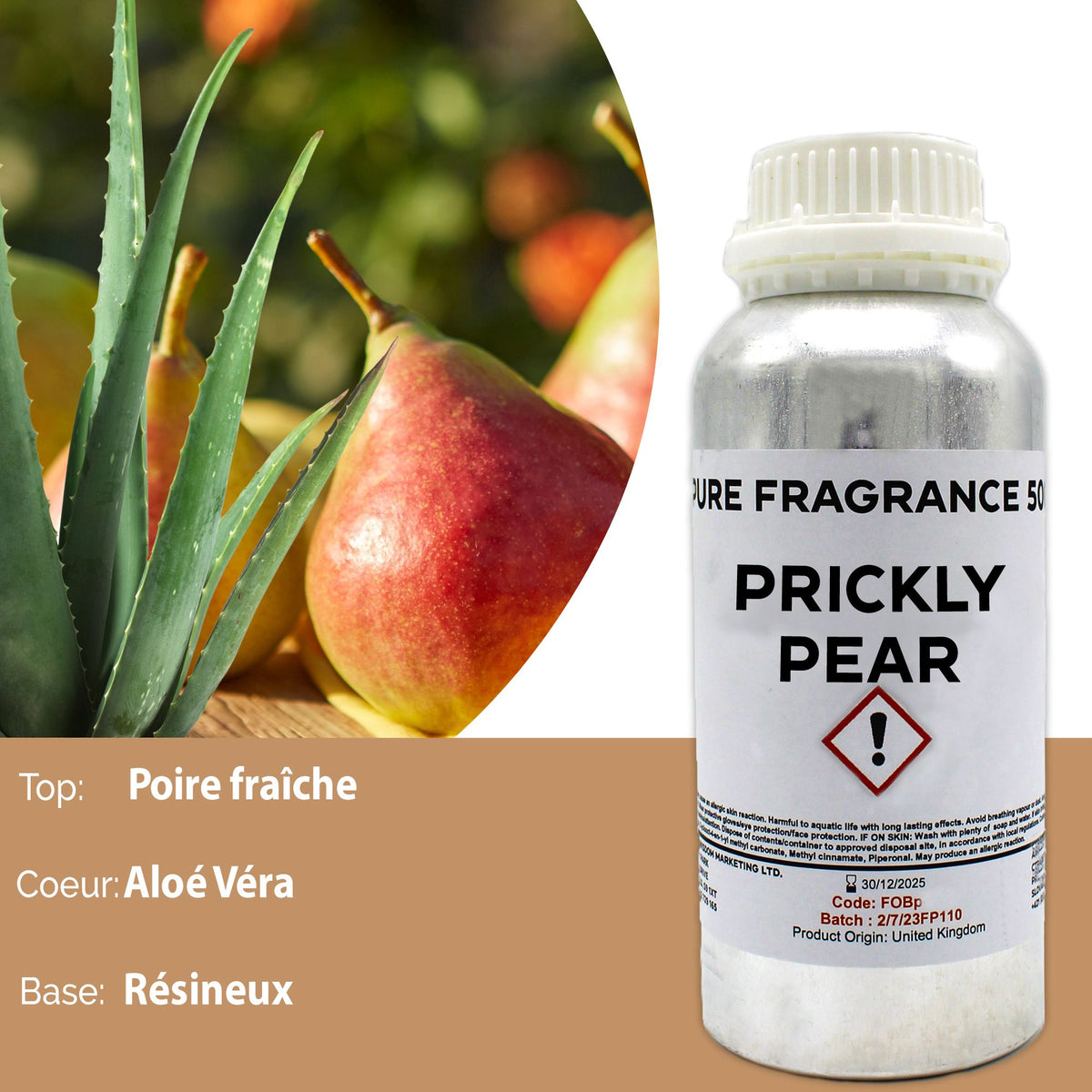 Óleo de Fragrância Puro Figo-da-Índia – 500 ml | Ancient Wisdom
