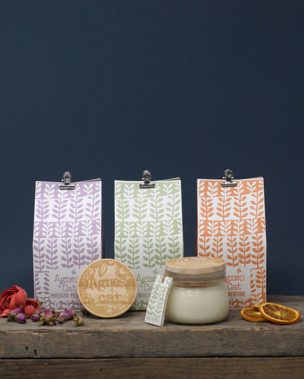 Vela de Soja em Frasco Kilner Pequeno – Figo Branco – 180 ml | Agnes + Cat