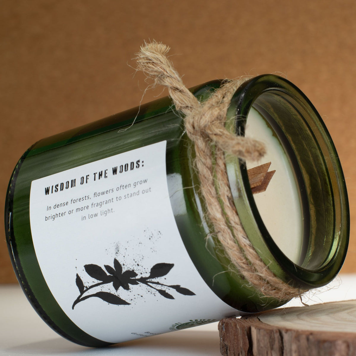 GREENMAN RITUALS - Vela de Soja com Pavio de Madeira Jasmine Glade