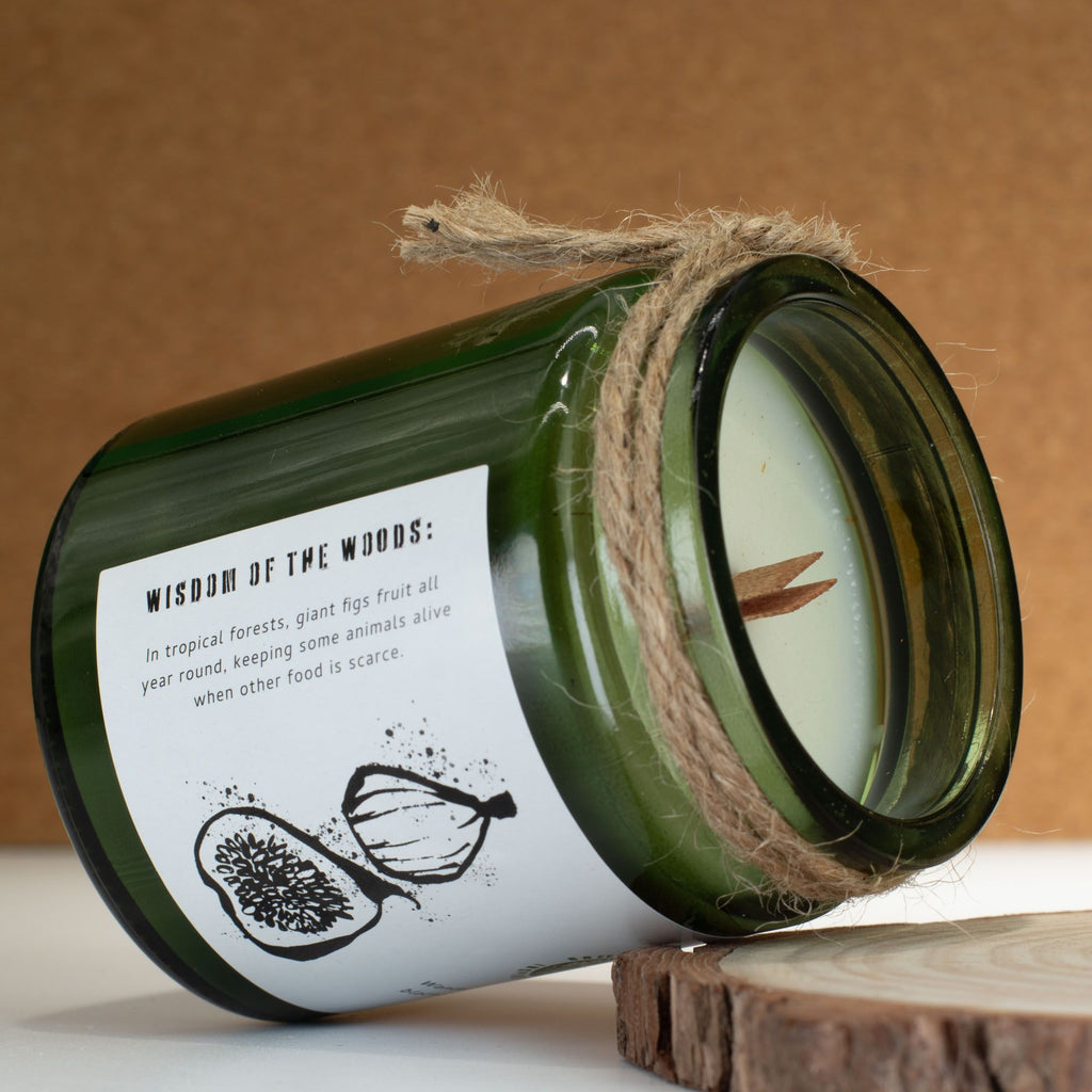 GREENMAN RITUALS - Vela de Soja com Pavio de Madeira Crushed Fig & Cassis