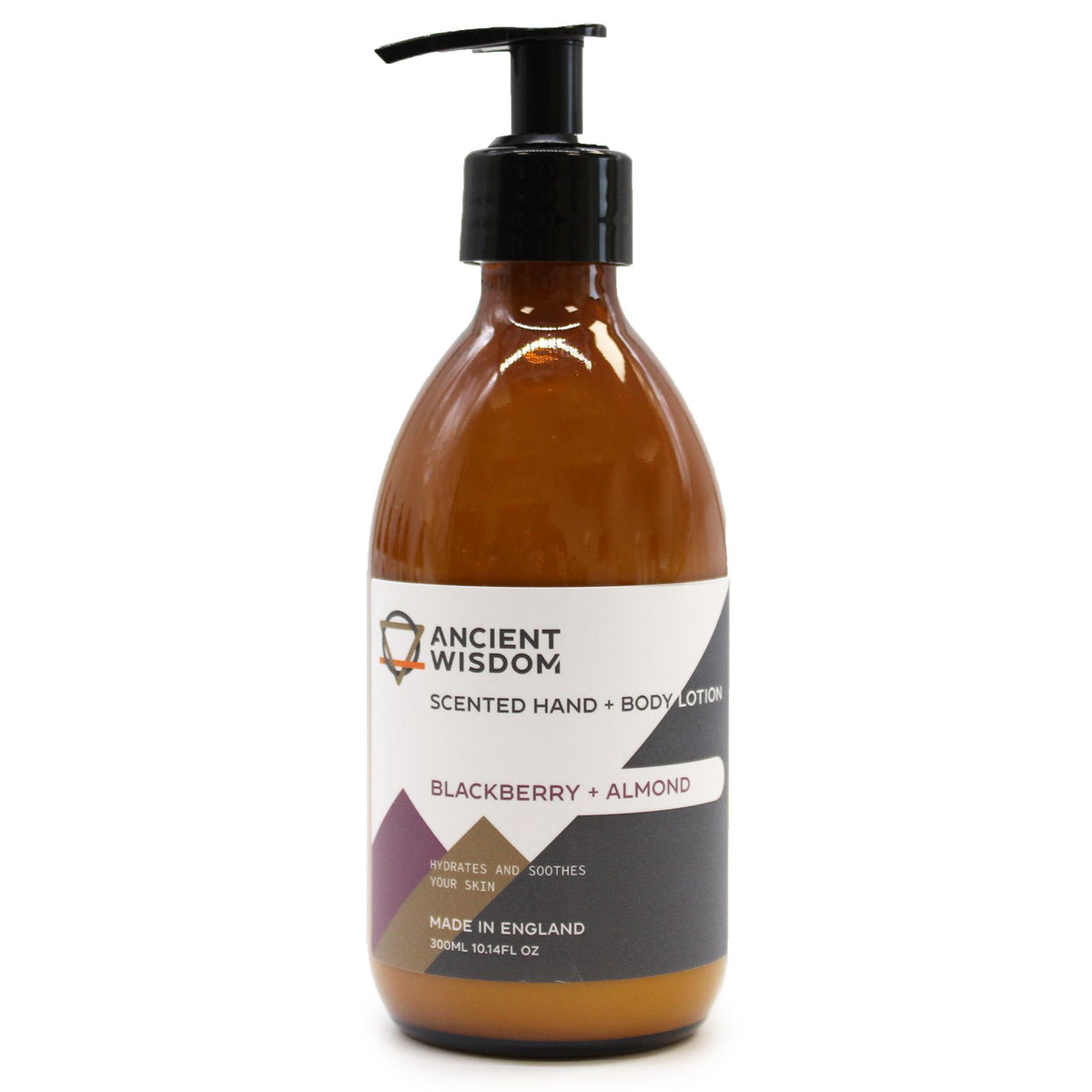 Loção de Mãos e Corpo Amora e Amêndoa – 300 ml sem Rótulo | Ancient Wisdom