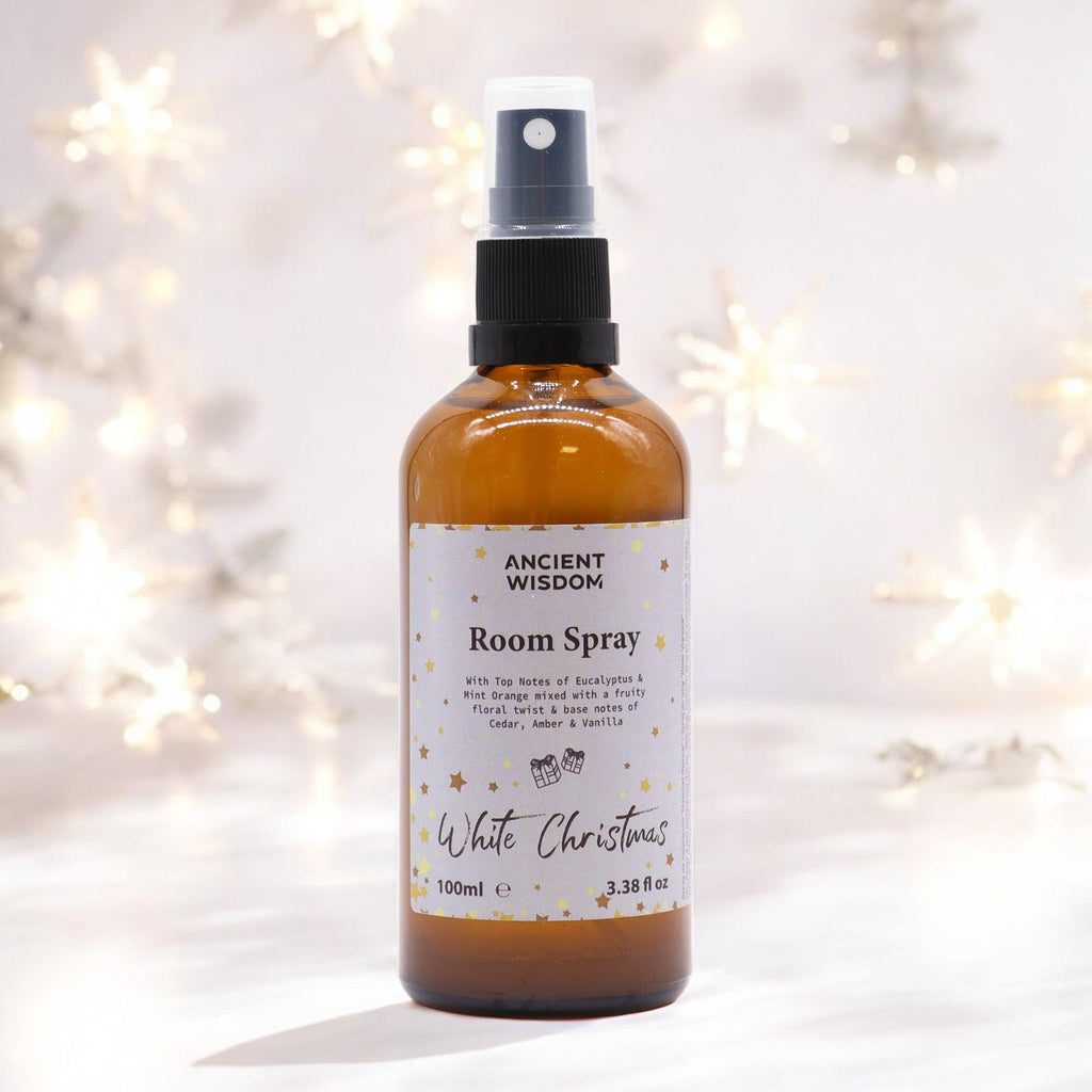 Spray de Ambiente e Almofadas Natal Branco (White Christmas) – 100 ml | Ancient Wisdom