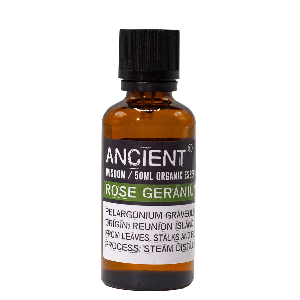 Óleo Essencial Biológico de Gerânio Rosa – 50 ml | Ancient Wisdom