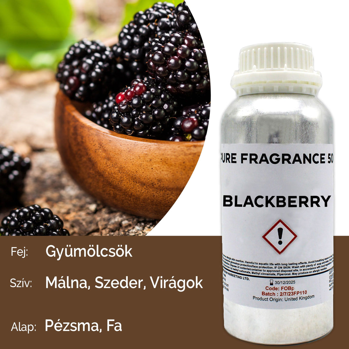 Óleo de Fragrância Puro Amora – 500 ml | Ancient Wisdom