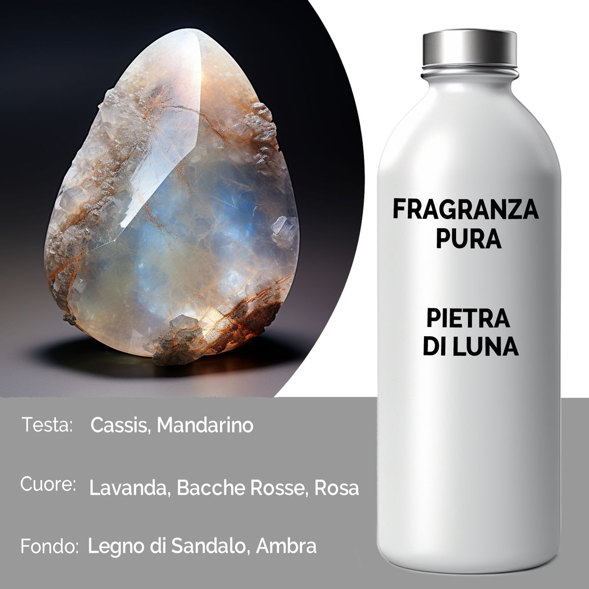 Óleo de Fragrância Puro Pedra da Lua – 500 ml | Ancient Wisdom