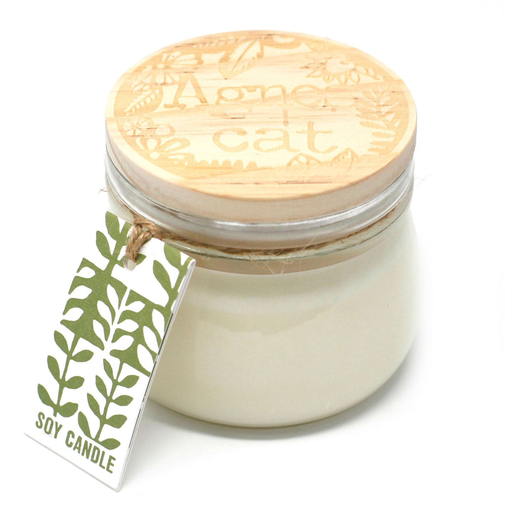 Vela de Soja em Frasco Kilner – Ruibarbo – 180 ml | Agnes + Cat