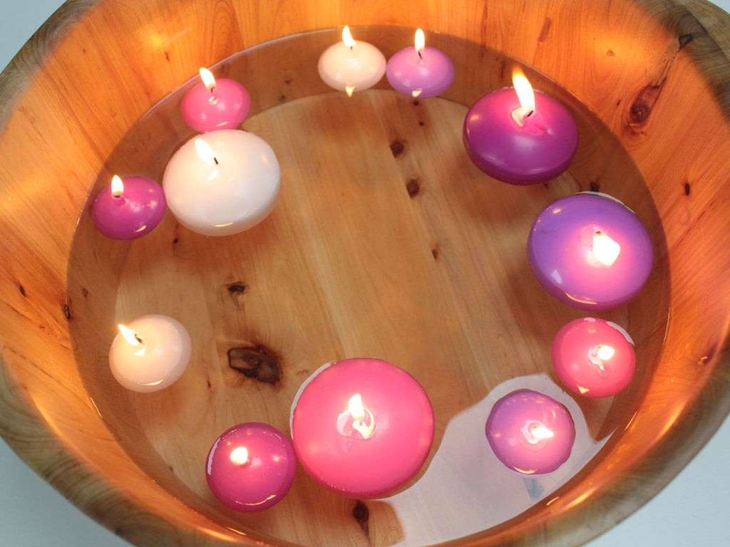 Velas Flutuantes Pequenas sem Perfume – Cor Lavanda | Ancient Wisdom