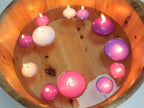 Velas Flutuantes Pequenas sem Perfume – Cor Lavanda | Ancient Wisdom