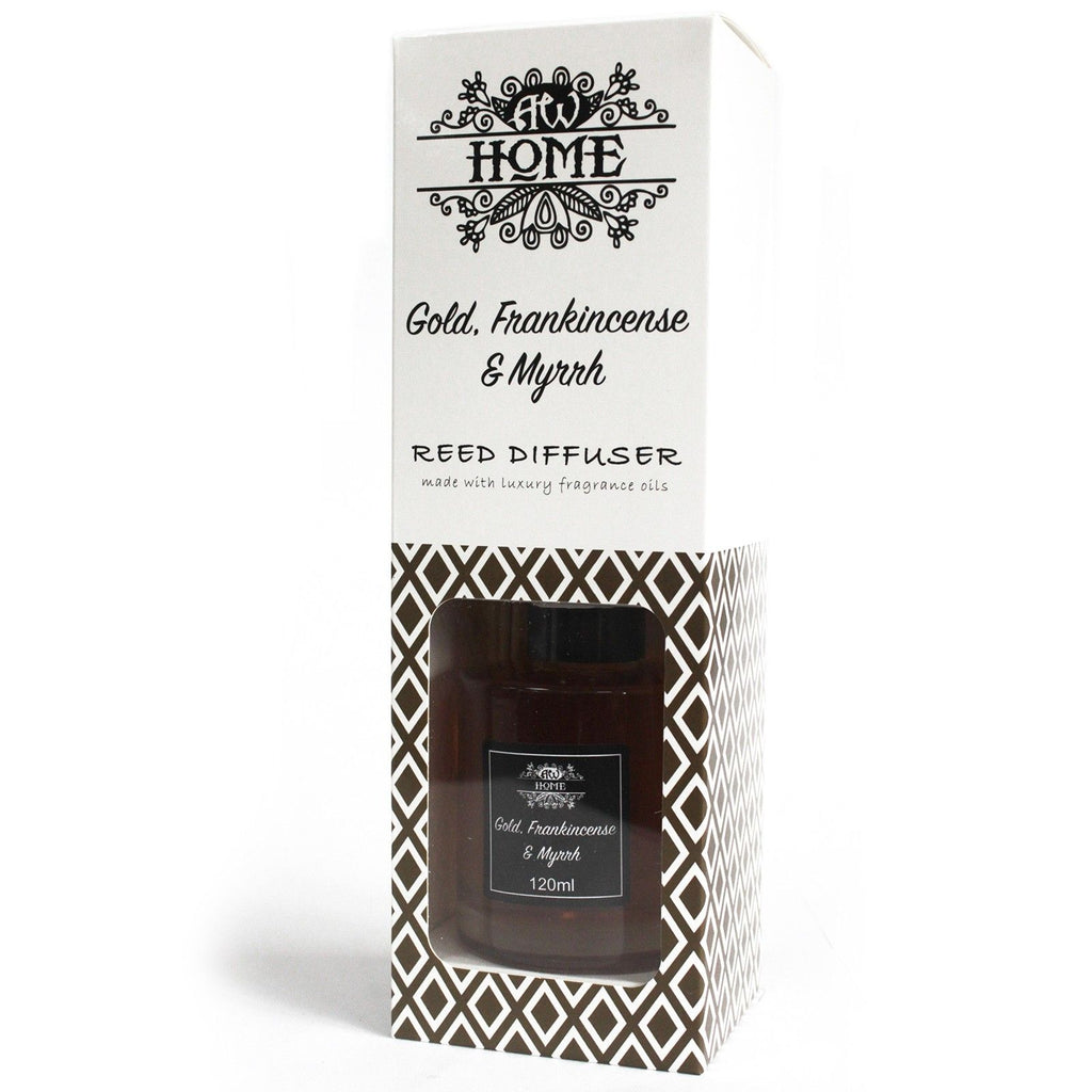 Difusor de Varetas Ouro, Olíbano e Mirra – 120 ml | Ancient Wisdom