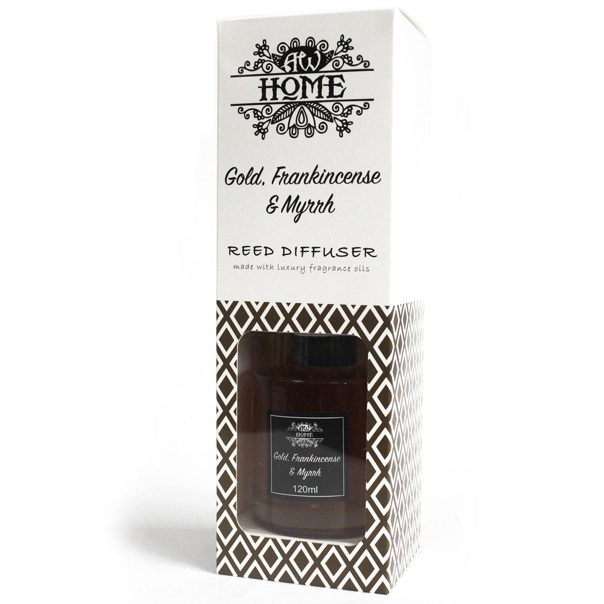 Difusor de Varetas Ouro, Olíbano e Mirra – 120 ml | Ancient Wisdom