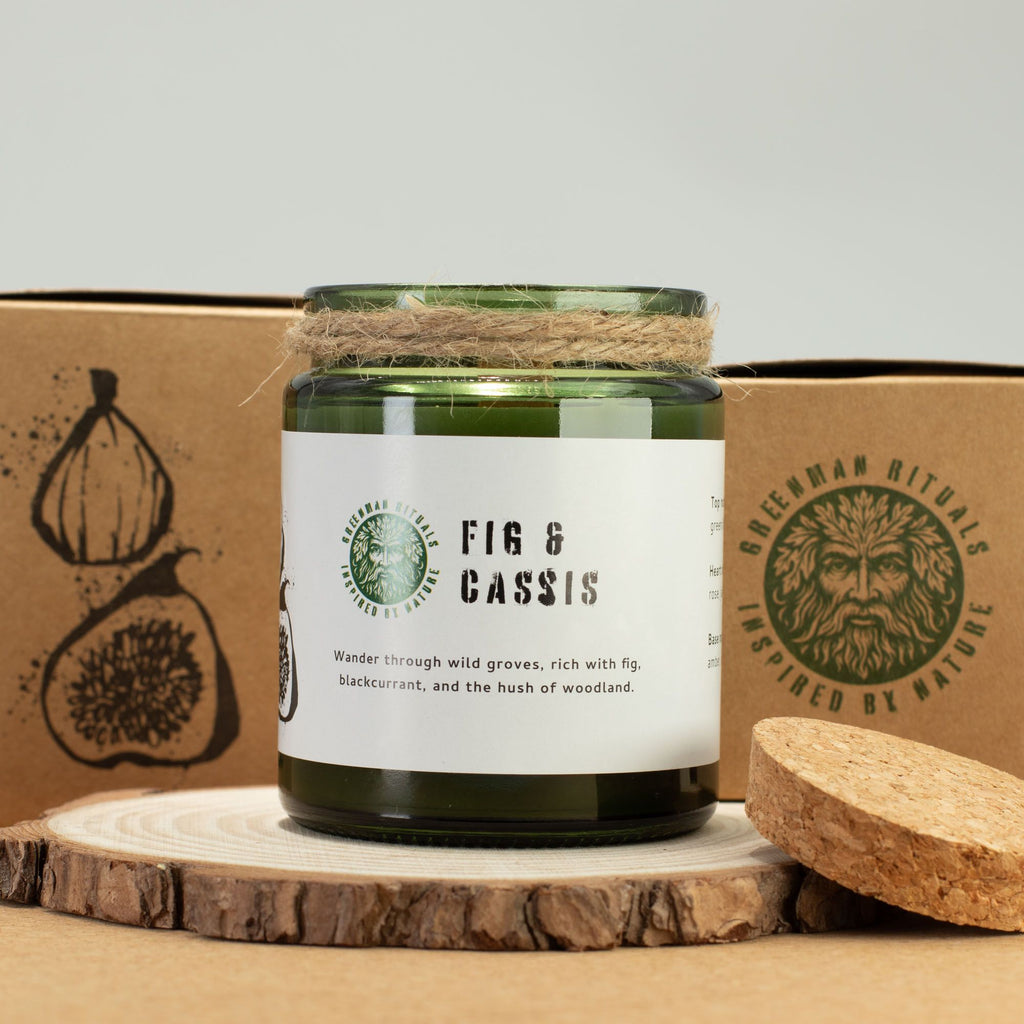 GREENMAN RITUALS - Vela de Soja com Pavio de Madeira Crushed Fig & Cassis