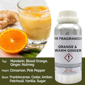 Óleo de Fragrância Puro Laranja e Gengibre Quente – 500 ml | Ancient Wisdom