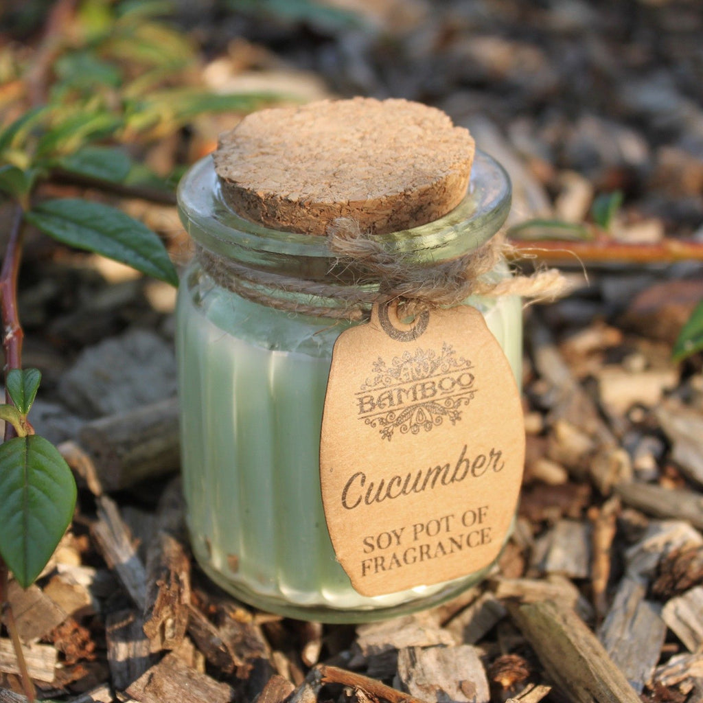 BAMBOO - Vela Perfumada de Cera de Soja Pepino