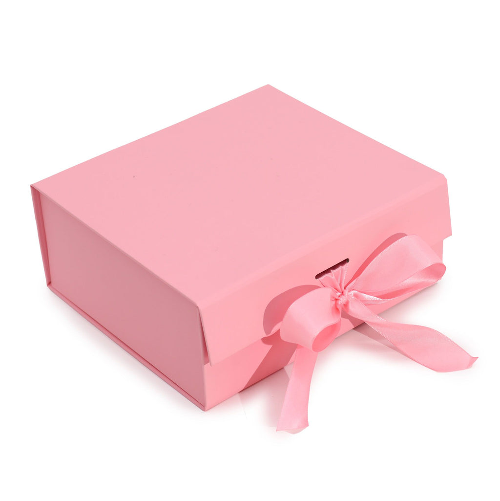 Caixa de Oferta Desmontável Quadrada Média – 20 × 18,2 × 8 cm – Rosa | Ancient Wisdom