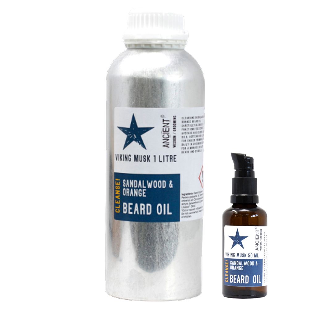 Óleo de Barba Viking Musk – Cleanse! – 1 litro | Ancient Wisdom