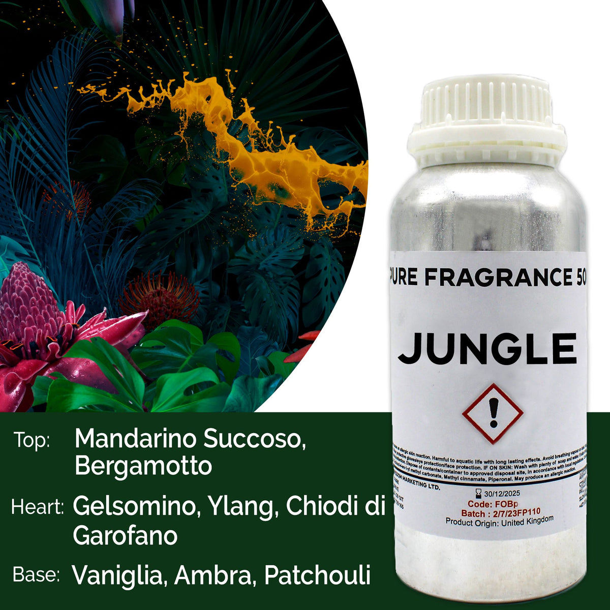 Óleo de Fragrância Puro Selva – 500 ml | Ancient Wisdom
