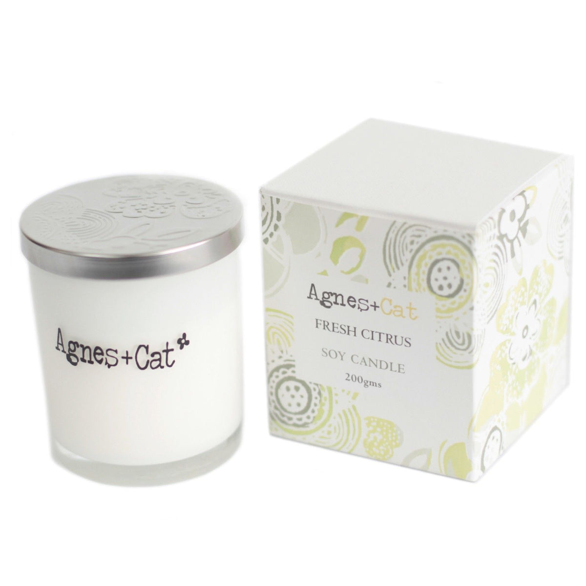 Vela Votiva de Soja – Citrinos | Agnes + Cat